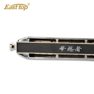 Easttop harmonica, noir harmonica, harmonica chromatique - Product Image 2