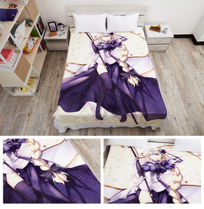 Manta de Franela Gruesa con Estampado de Anime en 3D Personalizado Moegf Fate, Súper Suave, Cálida, Lavable, para Todas las Estaciones, Color Personalizado - Product Image 2