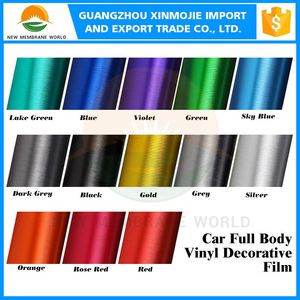 2017 Hot Salle automóviles decoración cromo mate cepillado/cepillado mate car wraps película del vinilo - Product Image 5