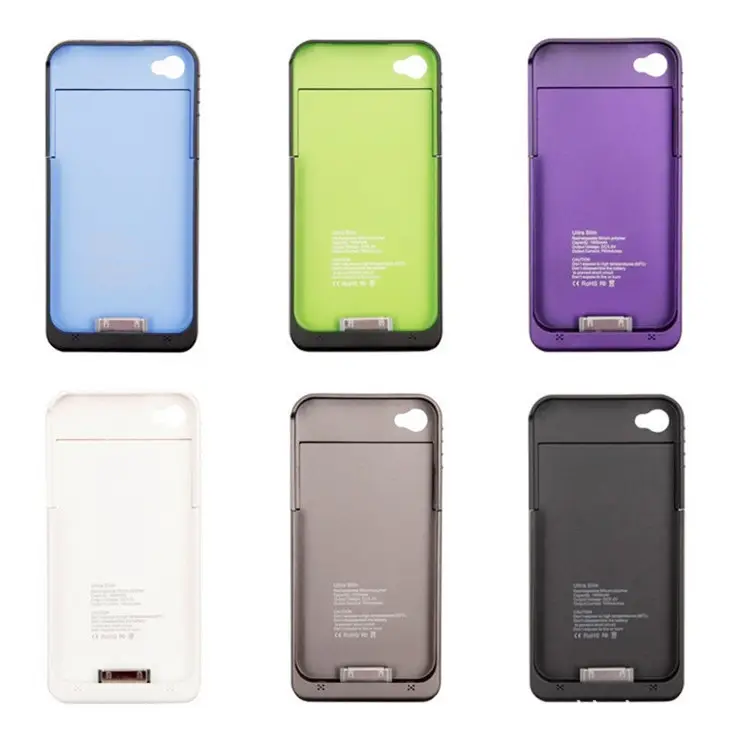 unique products from china Power Bank Charger Case Portable External Battery Cover For Iphone 4 4s