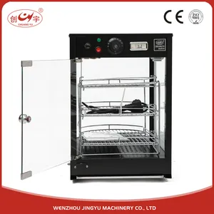 Chuangyu China Alibaba Produto Armário de Exposição de Alimentos de Controle Automático de Temperatura Para A Tarte de Ovo