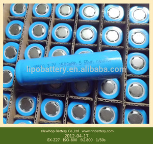 3.7 v de litio ion 18650 con 2200 mAh para antorcha y bancos de la energía - Product Image 1
