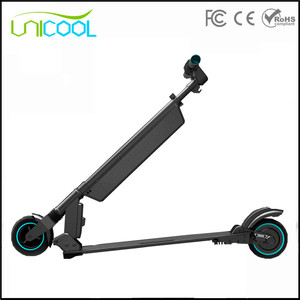 2018 batería se puede sacar 8 pulgadas ruedas plegable scooter eléctrico con pantalla LCD - Product Image 4
