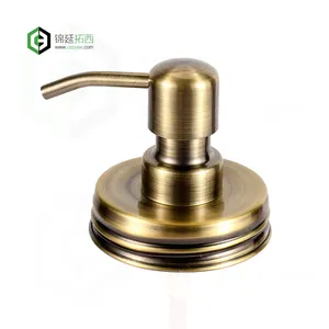 Stainless Steel Bronze Finish Liquid Soap Dispenser Pump For Lotion/shampoo