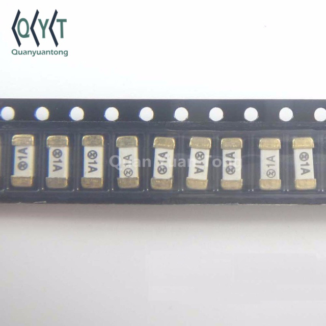 Original New Electronic Components SMD Fuse 1A 2410 (0603 0805 1812 1206 6125 Size SMD Surface Mount PPTC Resettable Fuse)
