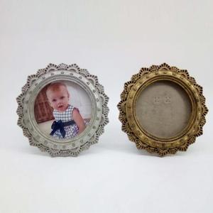 Hình chữ nhật nhỏ Baroque cổ vàng hình ảnh khung ảnh 2.5*3.5 4*4 shbby Chic cổ điển tinh tế nhựa khung ảnh - Product Image 6