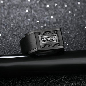 Custom Marlary Latest Fashion High End 316L Stainless Steel Jewelry <strong>Mens</strong> <strong>Black</strong> <strong>Ring</strong> Hip Hop <strong>Ring</strong> - Product Image 3
