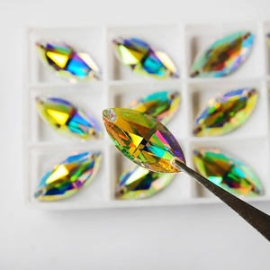 Cristales de Estrás para Coser Yanruo <span class=keywords><strong>AB</strong></span> Color, Cristales de Vidrio para Coser en Ropa - Product Image 3