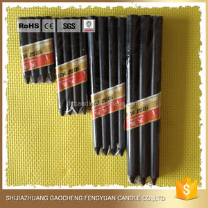 Fábrica de China, venta al por mayor, vela cónica de cera de colores brillantes - Product Image 6