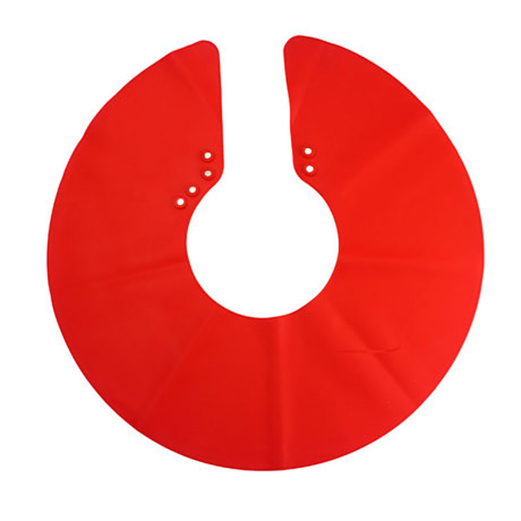 Силиконовая шаль для салона красоты, неприлипающий силиконовый шейный платок с распылителем