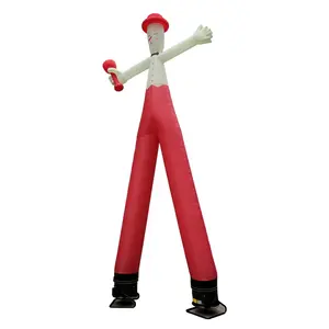 Nhà Sản Xuất 5mH Quảng Cáo Skydancer Nhảy Múa Sóng Người Đàn Ông Inflatable Con Rối Không Khí Trên Bầu Trời Vũ Công