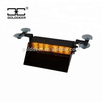 Luces Estroboscópicas Magnéticas LED Ámbar de 12V con Ventosa SL631-V