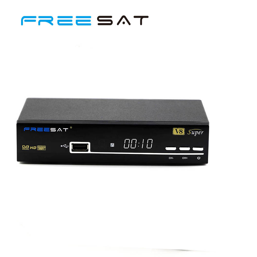Freesat V8 Súper DVB-S2 IPTV set top box Full HD digital tv receptor de satélite biss clave powervu apoyo