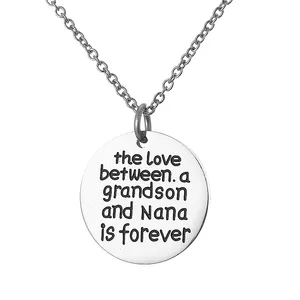LOORDON The Love Between a granddaughter and nana is forever Necklace