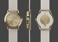 Nouvelle montre de style nordique, Montre d'ambiance simple, Montre de loisirs de mode
