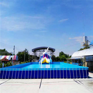 <span class=keywords><strong>Piscine</strong></span> gonflable pour parc aquatique, cadre en métal, équipement aquatique - Product Image 2