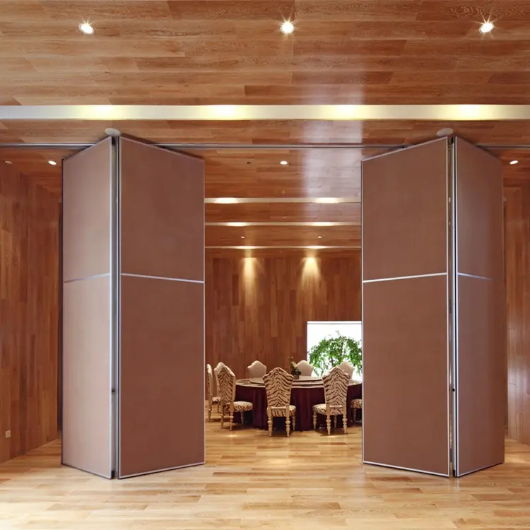 Leeyin salas de banquetes acústica corredera de partición de muebles de partición de Pared De Sonido de partición plegables
