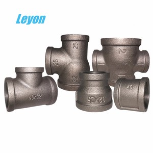Leyon FM UL Tee negro accesorios de tubería de hierro maleable Plomería - Product Image 4