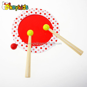 En gros nouvelle mode en bois rouge bébé <span class=keywords><strong>tambour</strong></span> jouet pour enfants <span class=keywords><strong>musical</strong></span> apprentissage W07J035 - Product Image 1