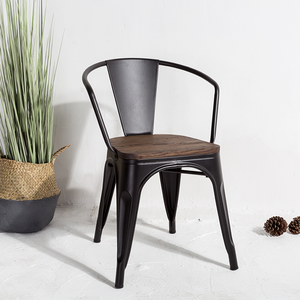 En gros <span class=keywords><strong>pas</strong></span> <span class=keywords><strong>cher</strong></span> vintage industrielle bar bistro <span class=keywords><strong>chaise</strong></span> en métal de restaurant - Product Image 1