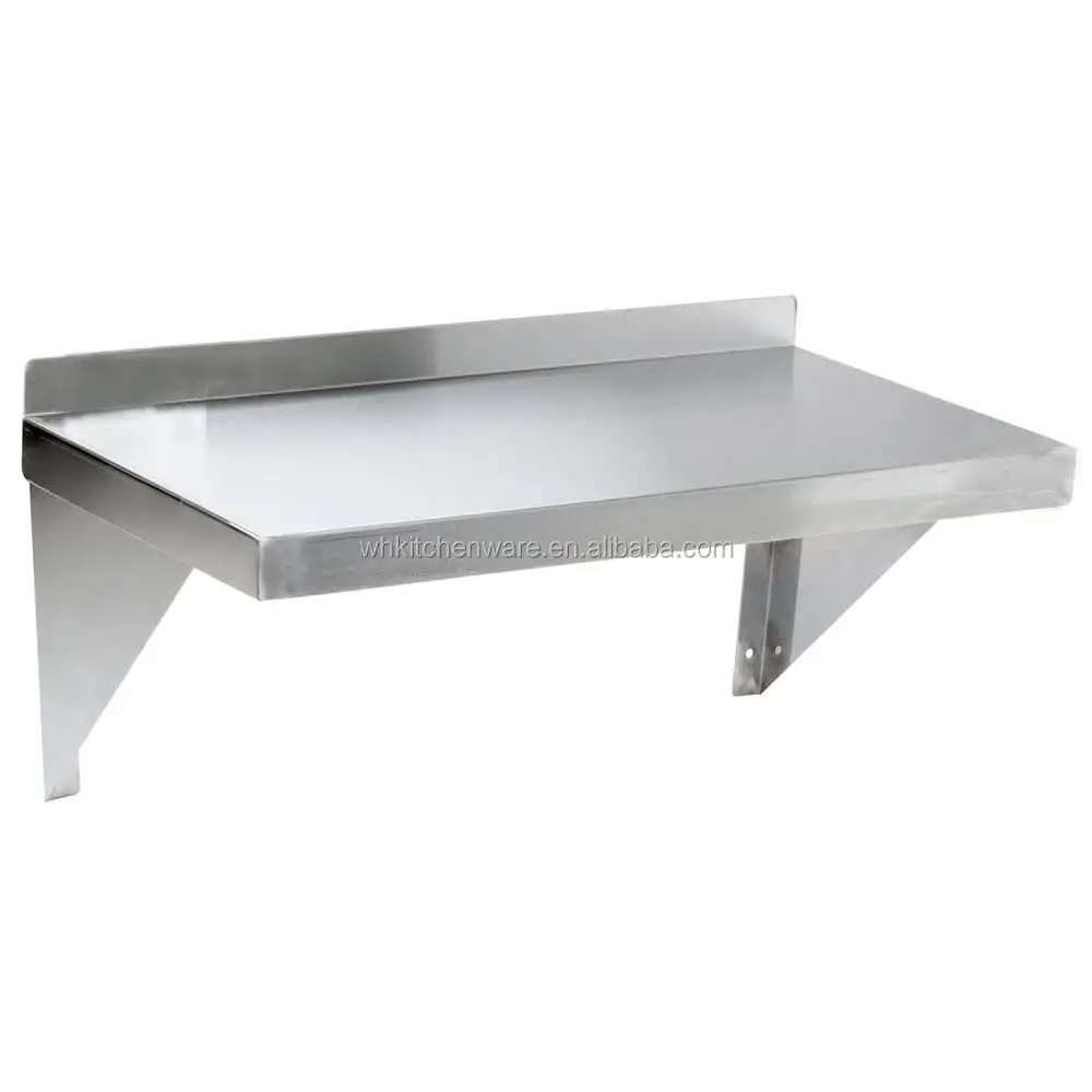 Nieuwe ontwerp L type rvs keuken metalen opslag plank/rack