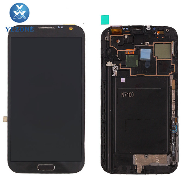 Mobile Phone LCD Display for Samsung Galaxy Note 2 Gt-n7100, LCD Touch Screen for Samsung Galaxy Note 2 N7100 Screen