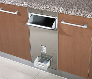 Dispenser <span class=keywords><strong>per</strong></span> Riso in Acciaio Inox, Contenitore <span class=keywords><strong>per</strong></span> Conservazione Riso in Cucina - Product Image 3