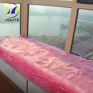 Alfombra de felpa Rosa Faux Fur alfombra para dormitorio - Product Image 6