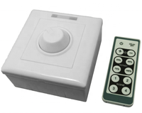Contrôleur de luminosité à infrarouge AC90-240V degrés, 12 clés, contrôleur de luminosité 0-10V, avec bouton et télécommande IR, signal 0-10V, DIY