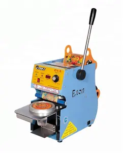 Top sale price of semi auto plastic cup sealing machines