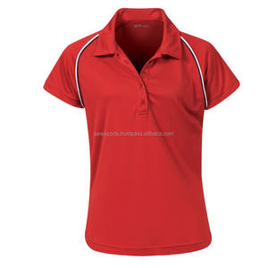 เสื้อโปโลท่อคู่แบบแห้งเร็วสำหรับผู้หญิงผ้าโพลีเอสเตอร์เย็บด้วยมือ - Product Image 2