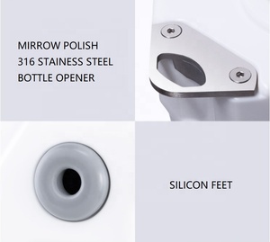 Caixa Térmica Rotomoldada <span class=keywords><strong>80L</strong></span> PE Isolada para Acampamento ao Ar Livre e Festas na Praia com Divisórias para Alimentos, Tampa de Drenagem e Design Moderno - Product Image 4