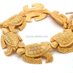 Ciondolo Tartaruga in Osso di Bue Intagliato con Dettagli Realistici OB004 - Product Image 4