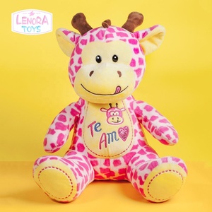 Peluche seguro personalizado para niños, peluche de felpa de animales de bosque, perro, oveja, oso de peluche, jirafa suave - Product Image 1