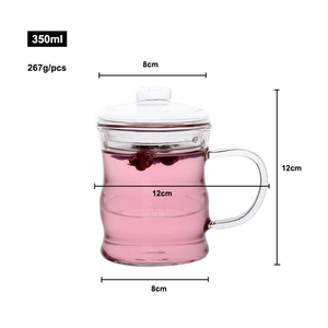 350 ml/12 oz <span class=keywords><strong>taza</strong></span> <span class=keywords><strong>de</strong></span> vidrio <span class=keywords><strong>transparente</strong></span> con mango 12 oz <span class=keywords><strong>taza</strong></span> <span class=keywords><strong>de</strong></span> té con tapa 12 oz <span class=keywords><strong>taza</strong></span> <span class=keywords><strong>de</strong></span> vidrio con tapa - Product Image 6