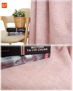 <span class=keywords><strong>Tissu</strong></span> en <span class=keywords><strong>lin</strong></span> 100% polyester de haute qualité, largeur de 2,8 mètres, couleur unie, pour rideaux, coussins, canapés - Product Image 6