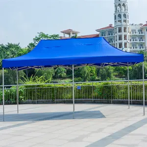 Tenda Lipat Gazebo, Ukuran Lebih Besar 3X6 Bingkai Mudah Pop Up Tenda untuk Iklan