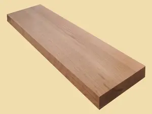 Escalones de madera flotante de 50-100mm de grosor, peldaños de madera de roble, modernos, de lujo para interiores