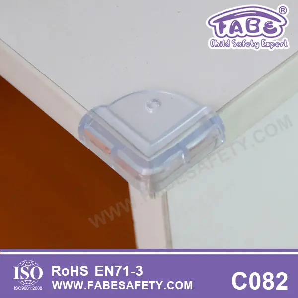 Fabe c082 customized color y tamaño impermeable respetuoso del medio ambiente protector corner seguridad del bebé