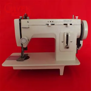 <span class=keywords><strong>Machine</strong></span> à <span class=keywords><strong>coudre</strong></span> à plat en cuir avec pied marcheur, aiguille simple pour usine de fabrication - Product Image 2
