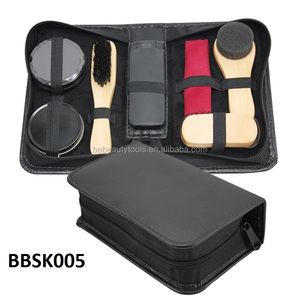 Profession elle ideale Notfall oder zu Hause schwarze Schuh pflege Beauty Polish Clean Brush Wachs Schwamm Kits - Product Image 1