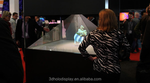 <span class=keywords><strong>19</strong></span> <span class=keywords><strong>inch</strong></span> <span class=keywords><strong>3D</strong></span> HOLO hộp LCD chiếu <span class=keywords><strong>Holographic</strong></span> Máy nghe nhạc quảng cáo kính kim loại khung đứng Showcase kim tự tháp hiển thị - Product Image 5