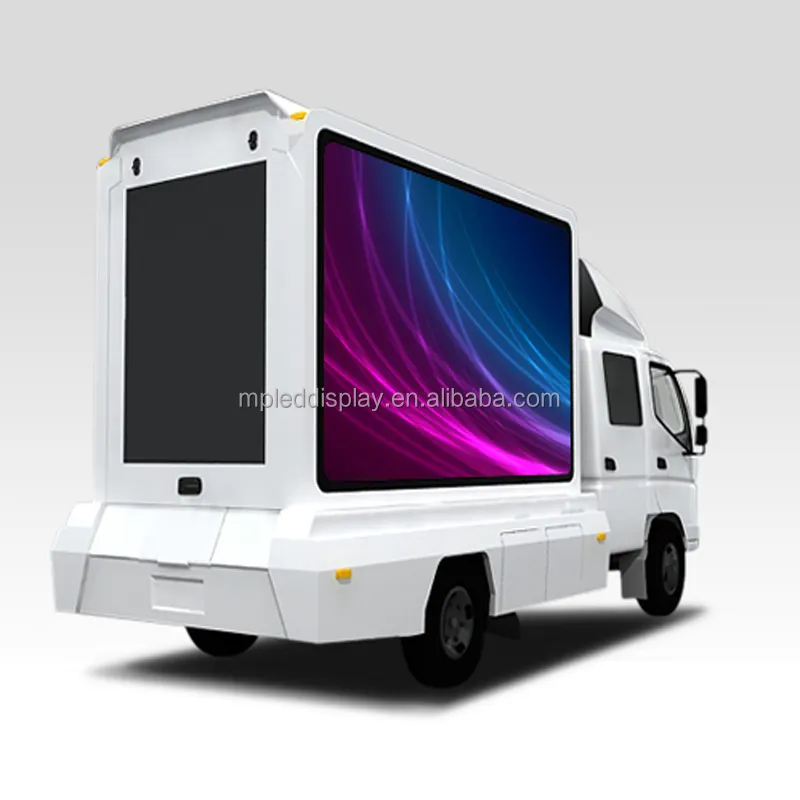 Photoelectric Outdoor movable media with high waterproof level display on truck