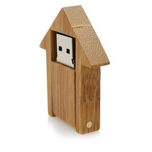 Disque <span class=keywords><strong>USB</strong></span> 2.0 FTD Bamboo House <span class=keywords><strong>SMI</strong></span> - Nouveau - Garantie 1 an - Modèle FTD-UD33 - Product Image 1