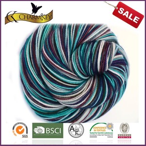 Hilo de tejer elegante Hilo de <span class=keywords><strong>ganchillo</strong></span> mezclado de lana de algodón <span class=keywords><strong>a</strong></span> granel de varios colores - Product Image 4