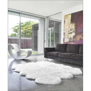 wholesale sheepskin rugs, natural color sheep skin rug