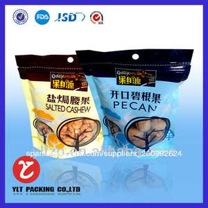 réplica de plástico pet bolsas con cierre de cremallera y <span class=keywords><strong>el</strong></span> agujero del euro - Product Image 1