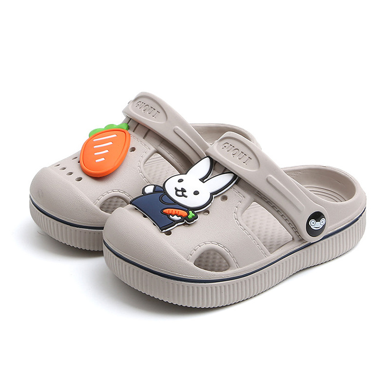 Детские летние шлепанцы с мультяшным принтом для мальчиков