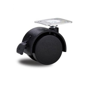 Kleine Möbel Stuhl Nylon Solid Black Caster - Product Image 3