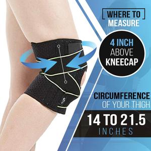 Verstelbare Kniebrace Met Zijstabilisatoren En Patella-Gelpads Voor Knieondersteuning - Product Image 5